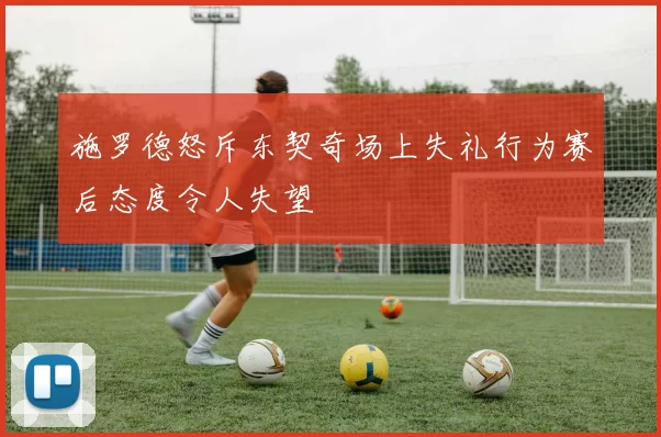 施罗德怒斥东契奇场上失礼行为赛后态度令人失望